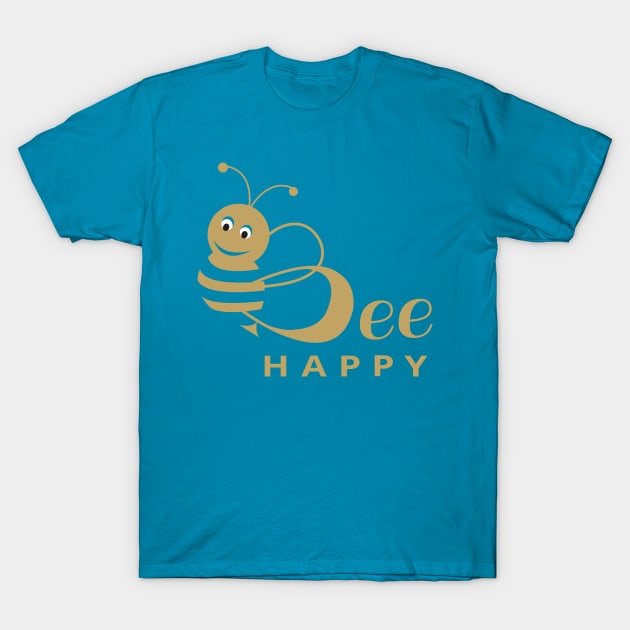 Bee Happy T-Shirt by dddesign